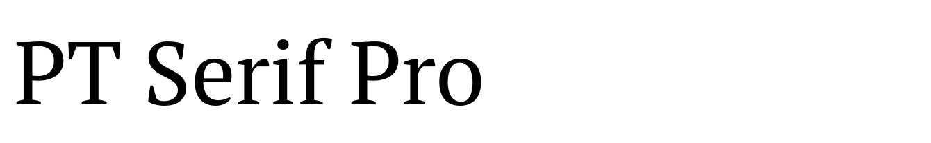 PT Serif Pro